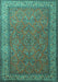 Persian Turquoise Traditional Rug, tr1646turq