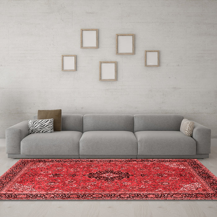 Traditional Red Washable Rugs