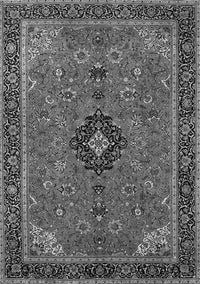 Medallion Gray Traditional Rug, tr1647gry