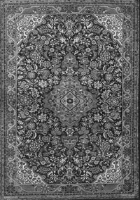 Medallion Gray Traditional Rug, tr1648gry