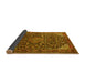 Sideview of Medallion Yellow Traditional Rug, tr1648yw