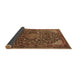 Sideview of Medallion Brown Traditional Rug, tr1648brn