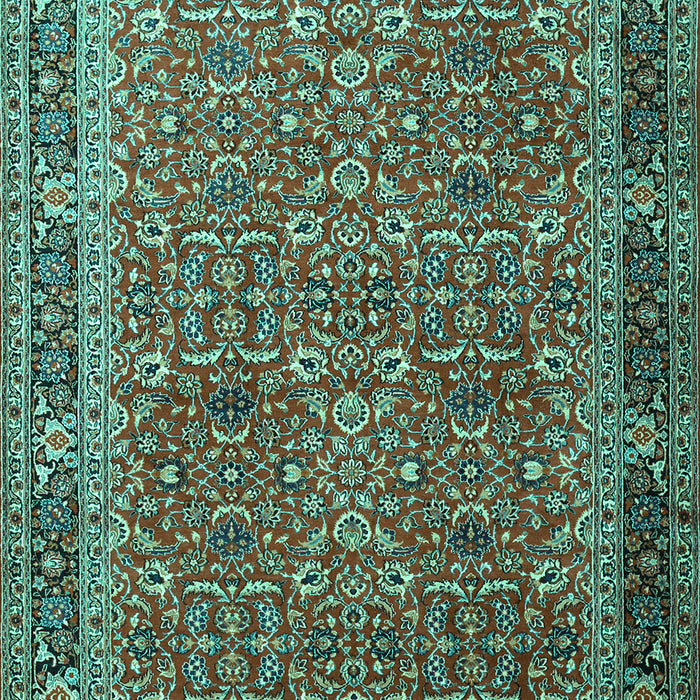 Persian Turquoise Traditional Rug, tr1649turq