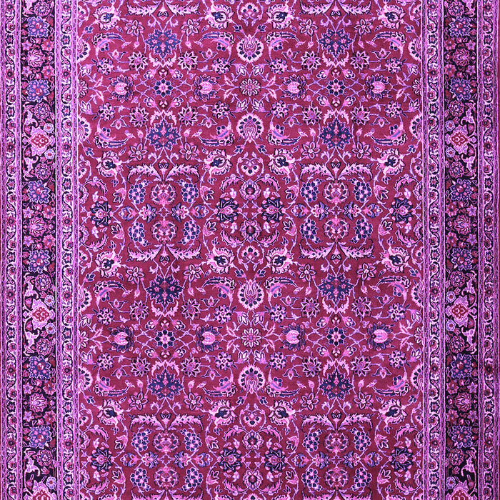 Machine Washable Persian Purple Traditional Area Rugs, wshtr1649pur