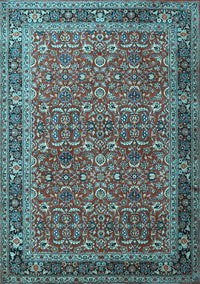 Persian Light Blue Traditional Rug, tr1649lblu