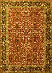 Persian Yellow Traditional Rug, tr1649yw