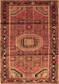 Persian Brown Traditional Rug, tr164brn