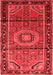 Persian Red Traditional Area Rugs