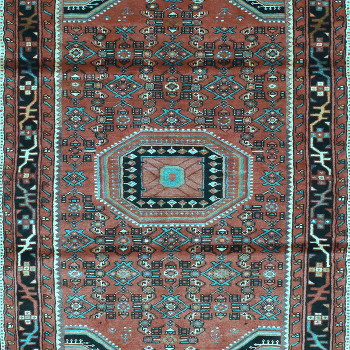 Machine Washable Persian Light Blue Traditional Rug, wshtr164lblu