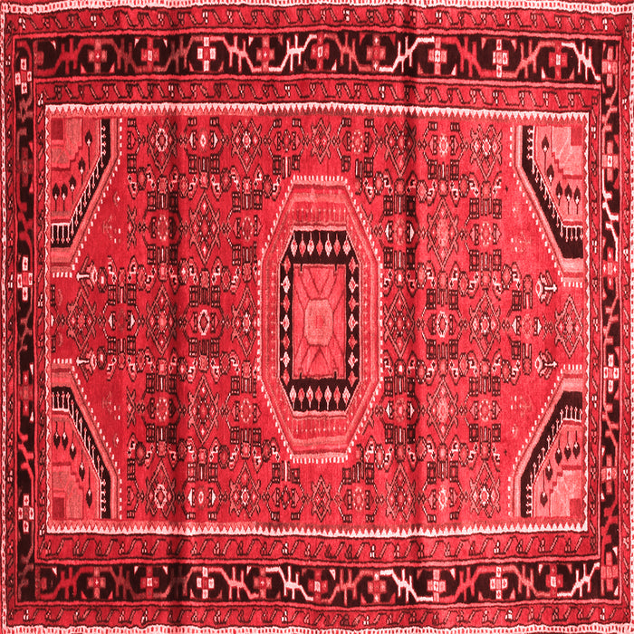 Machine Washable Persian Red Traditional Rug, wshtr164red