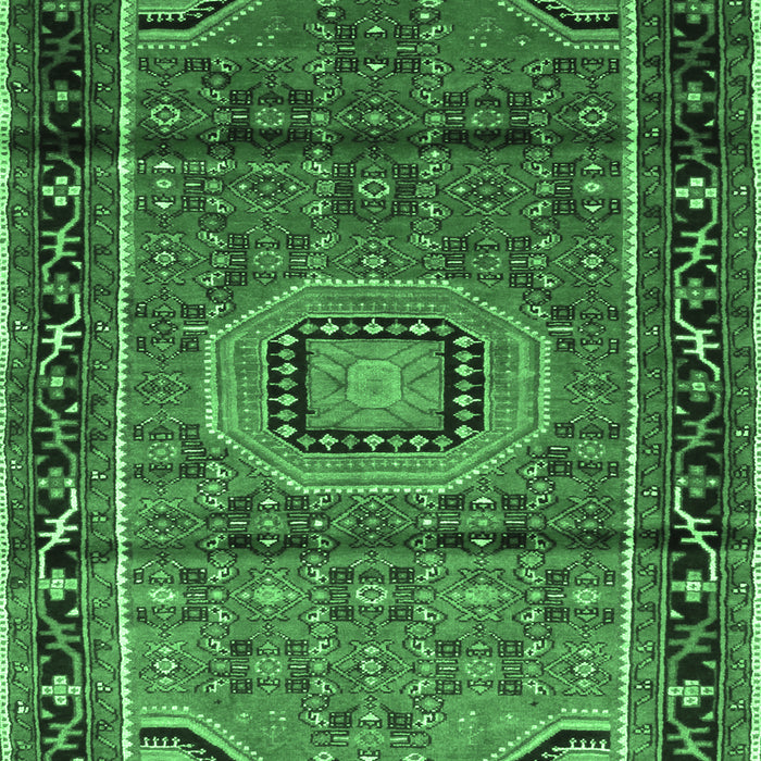 Persian Emerald Green Traditional Rug, tr164emgrn