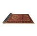 Sideview of Persian Brown Traditional Rug, tr164brn