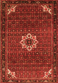 Medallion Orange Traditional Rug, tr1650org