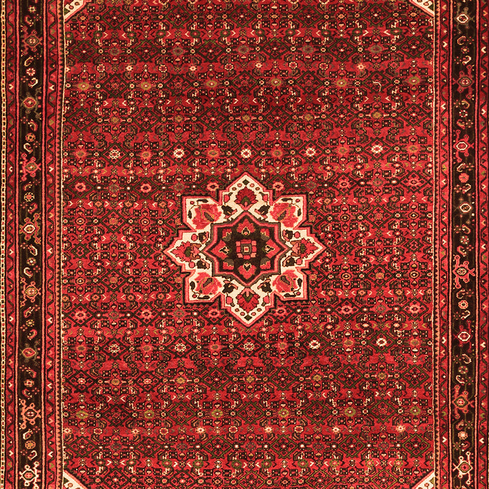 Medallion Orange Traditional Rug, tr1650org