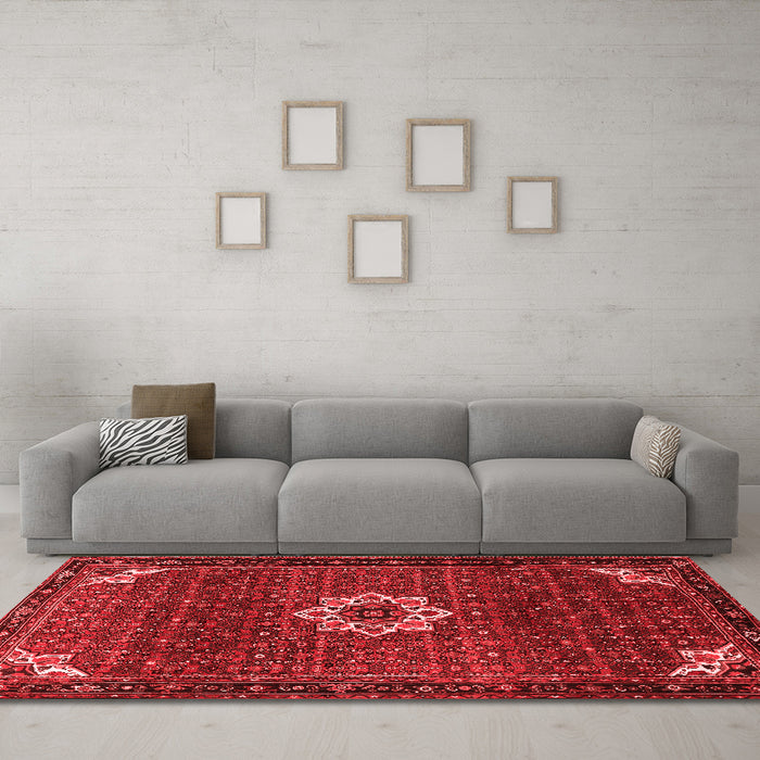 Traditional Red Washable Rugs