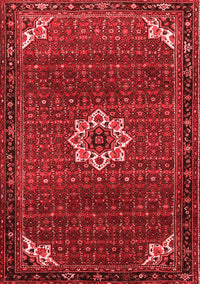 Medallion Red Traditional Rug, tr1650red