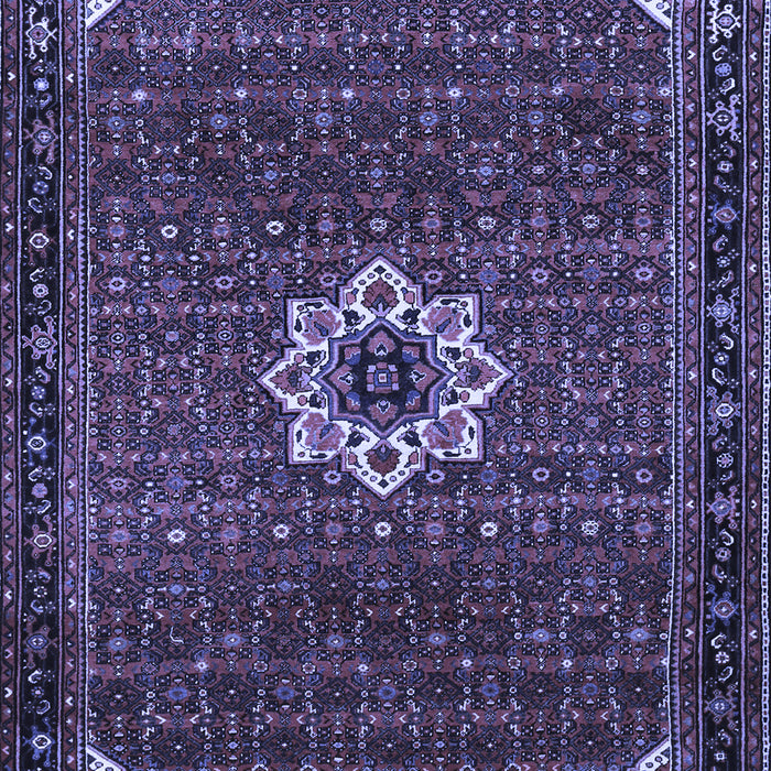 Medallion Blue Traditional Rug, tr1650blu