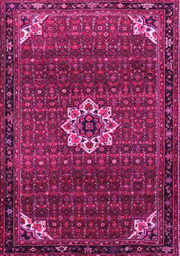 Medallion Pink Traditional Rug, tr1650pnk