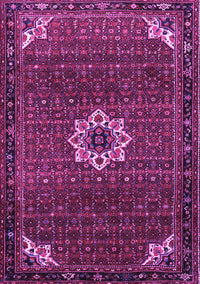 Medallion Purple Traditional Rug, tr1650pur