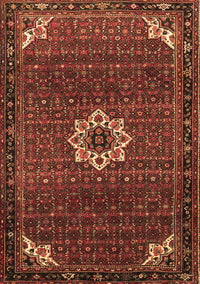 Medallion Brown Traditional Rug, tr1650brn