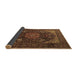 Sideview of Medallion Brown Traditional Rug, tr1651brn