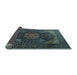 Sideview of Medallion Light Blue Traditional Rug, tr1651lblu