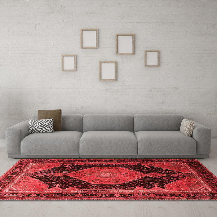 Traditional Red Washable Rugs
