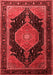 Medallion Red Traditional Area Rugs