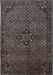 Machine Washable Persian Light Blue Traditional Rug, wshtr1653lblu