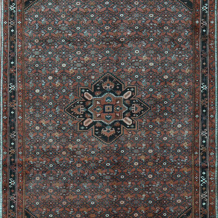 Machine Washable Persian Light Blue Traditional Rug, wshtr1653lblu
