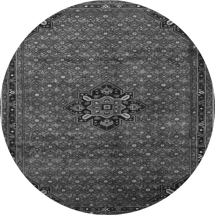 Square Persian Gray Traditional Rug, tr1653gry