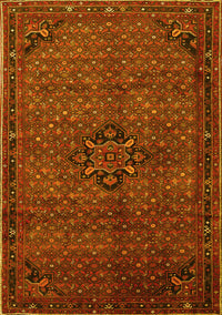 Persian Yellow Traditional Rug, tr1653yw