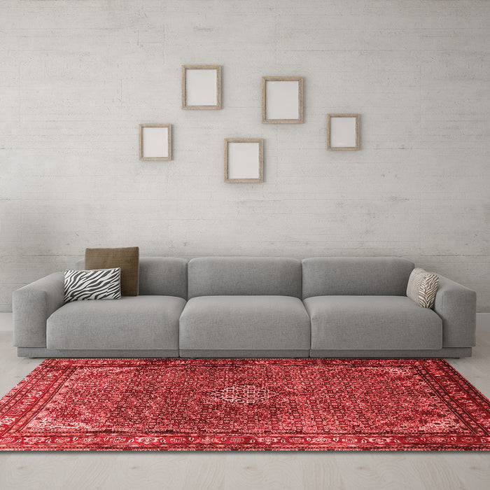Traditional Red Washable Rugs