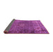 Sideview of Persian Purple Traditional Rug, tr1654pur