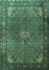 Persian Turquoise Traditional Rug, tr1654turq