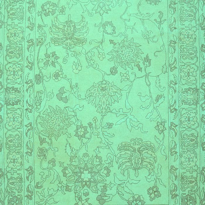 Machine Washable Persian Turquoise Traditional Area Rugs, wshtr1655turq