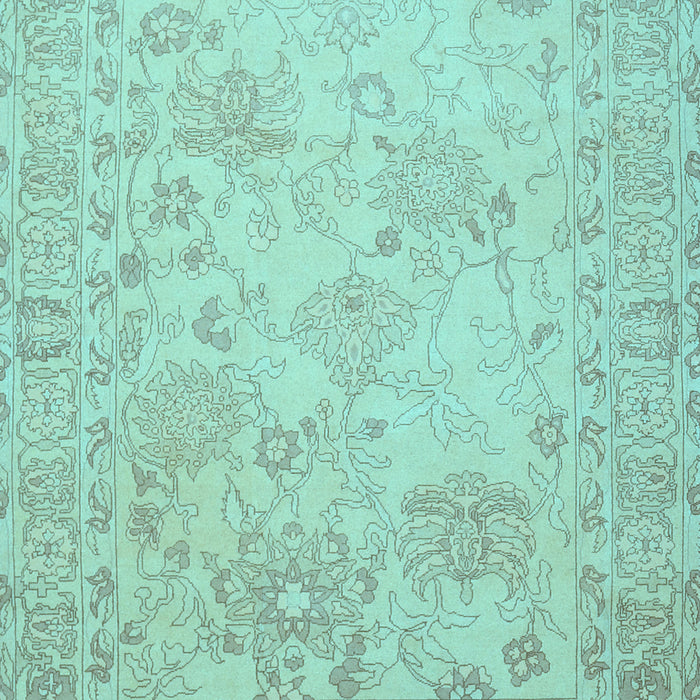 Machine Washable Persian Light Blue Traditional Rug, wshtr1655lblu