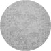 Machine Washable Persian Gray Traditional Rug, wshtr1655gry