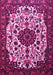 Medallion Pink Traditional Rug, tr1656pnk