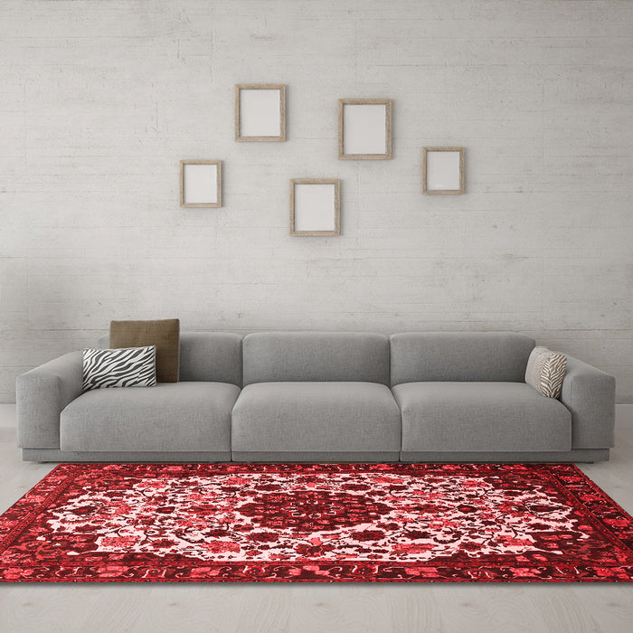 Traditional Red Washable Rugs