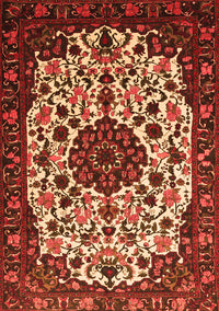 Medallion Orange Traditional Rug, tr1656org