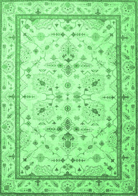 Persian Emerald Green Traditional Rug, tr1657emgrn