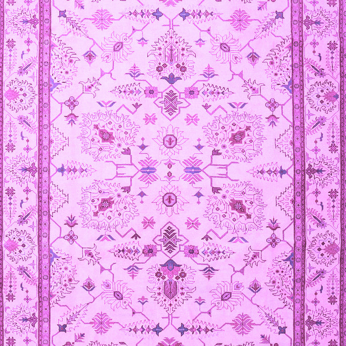 Machine Washable Persian Purple Traditional Area Rugs, wshtr1657pur