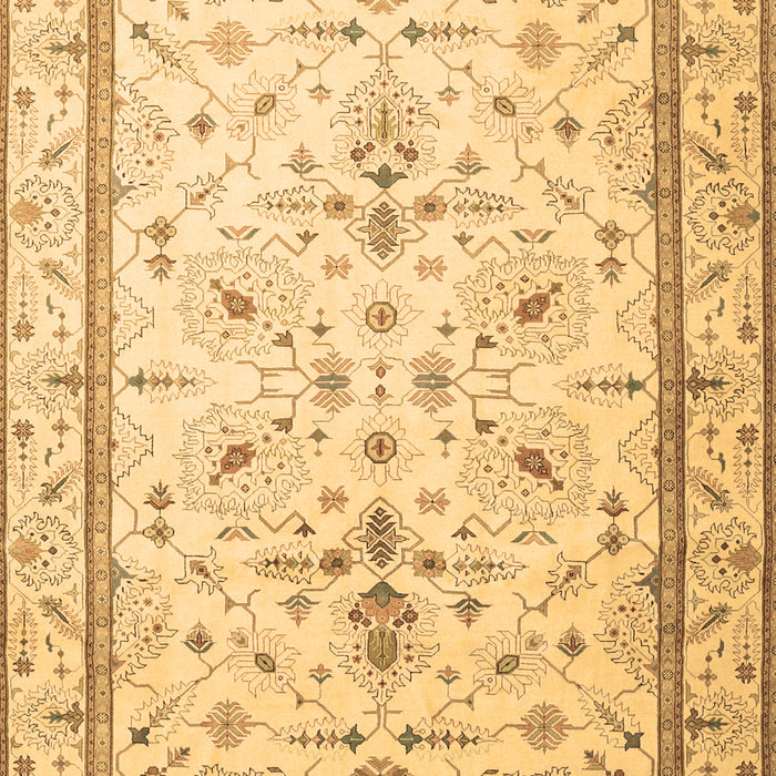 Machine Washable Persian Brown Traditional Rug, wshtr1657brn
