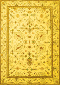 Persian Yellow Traditional Rug, tr1657yw