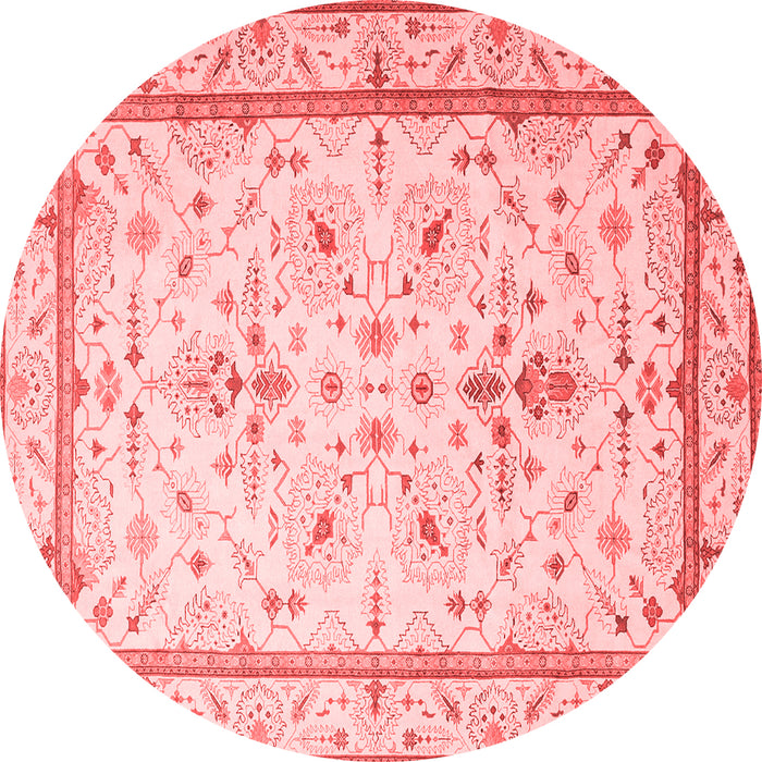 Machine Washable Persian Red Traditional Rug, wshtr1657red