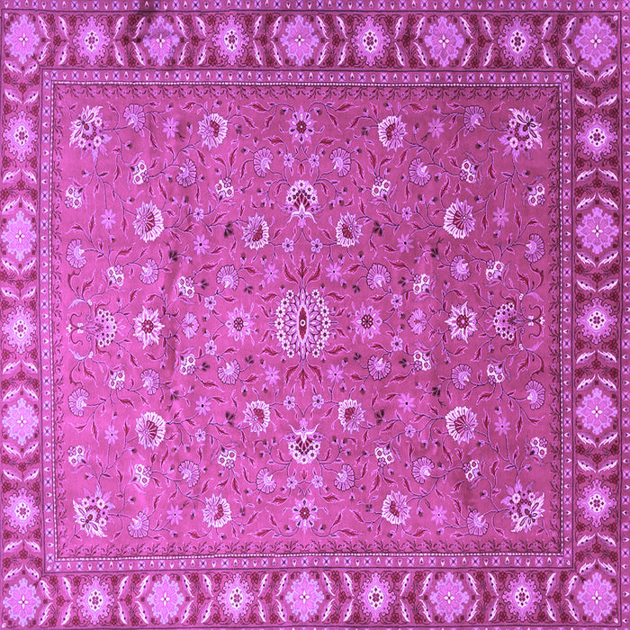Square Persian Purple Traditional Rug, tr1658pur