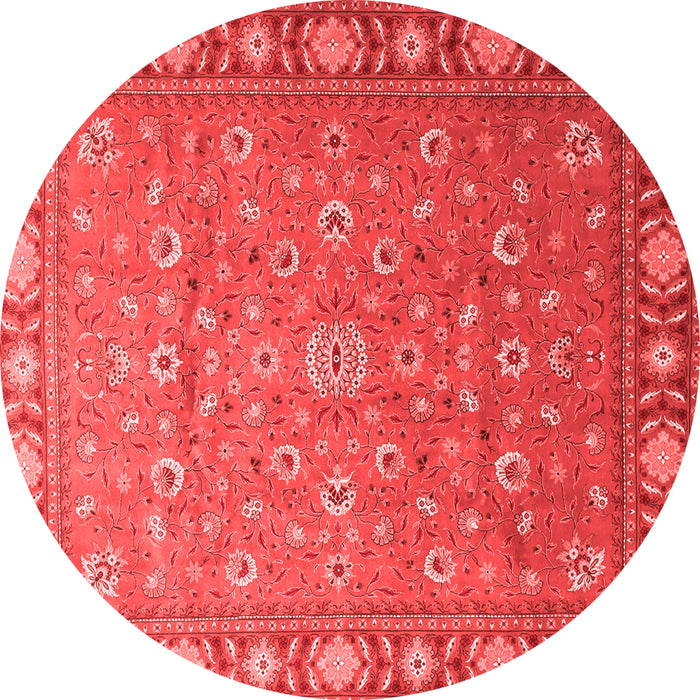 Machine Washable Persian Red Traditional Rug, wshtr1658red