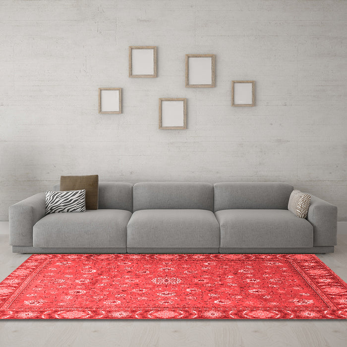 Traditional Red Washable Rugs