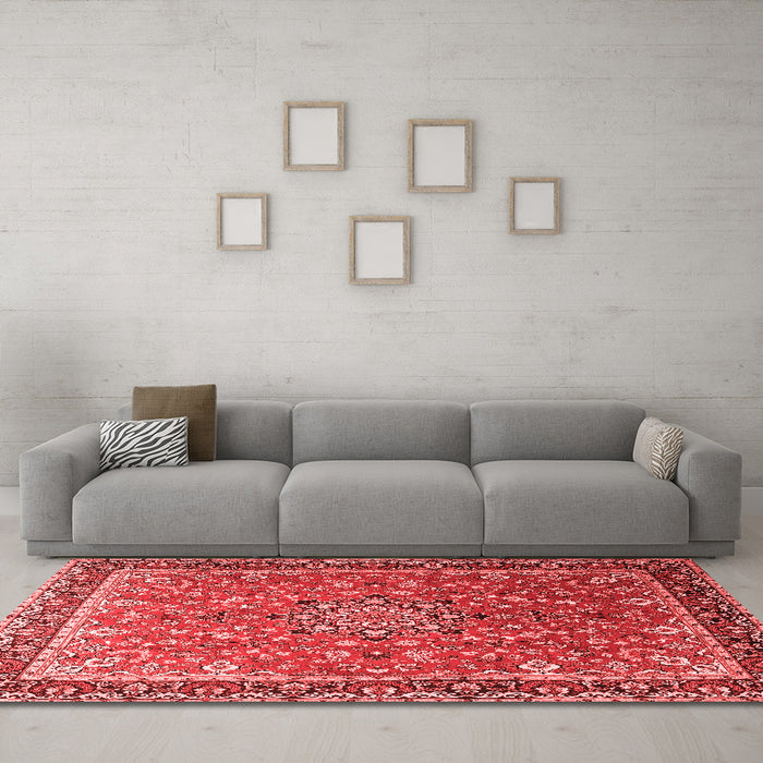 Traditional Red Washable Rugs
